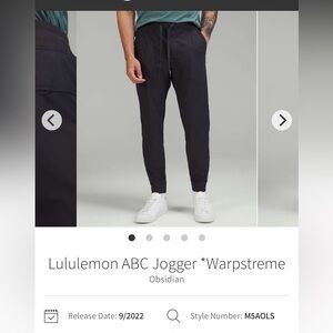 Lululemon ABC Jogger *Warpstreme